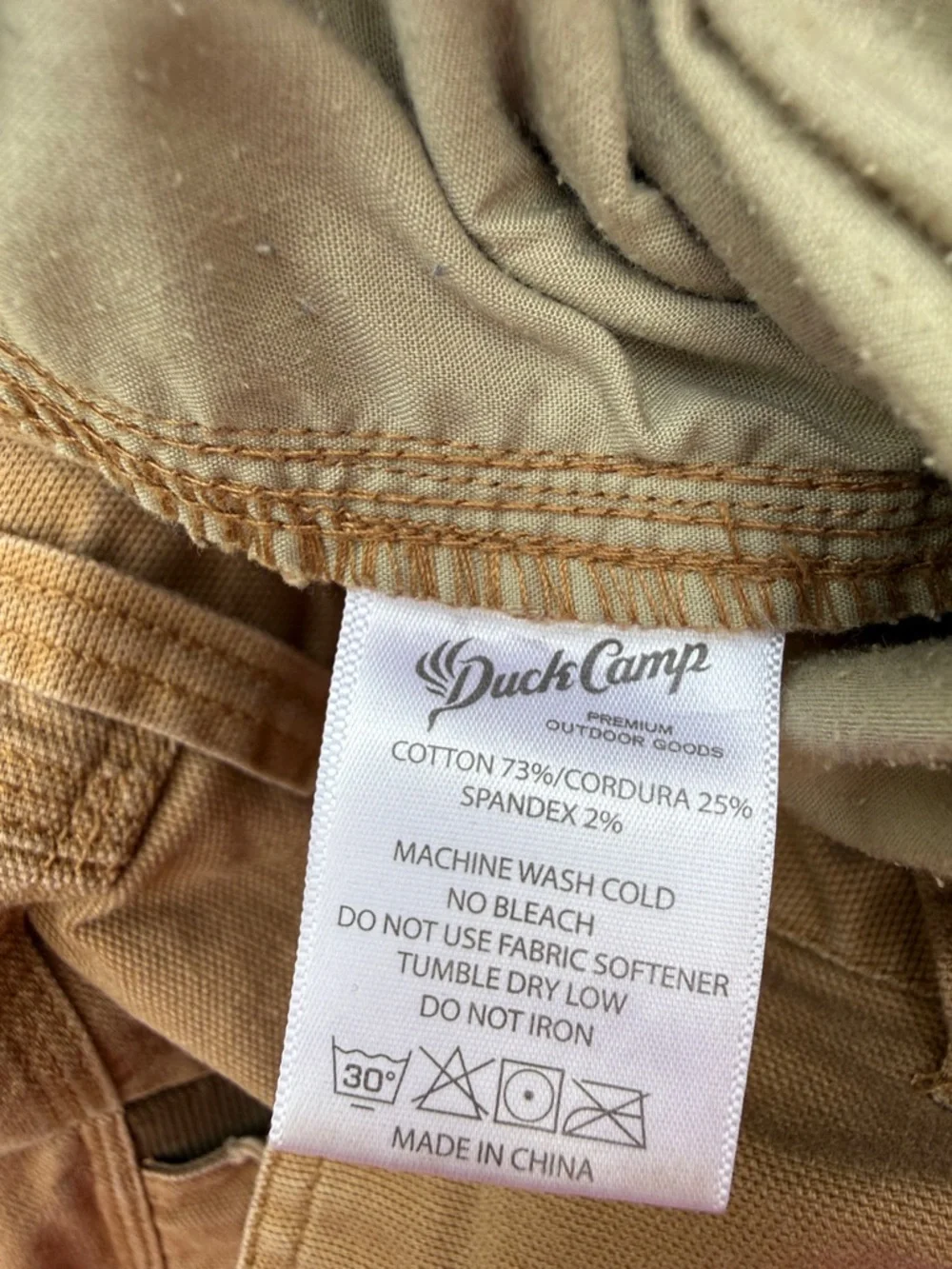 Duck Camp | Mens Brush Pants Pintail Brown size 36